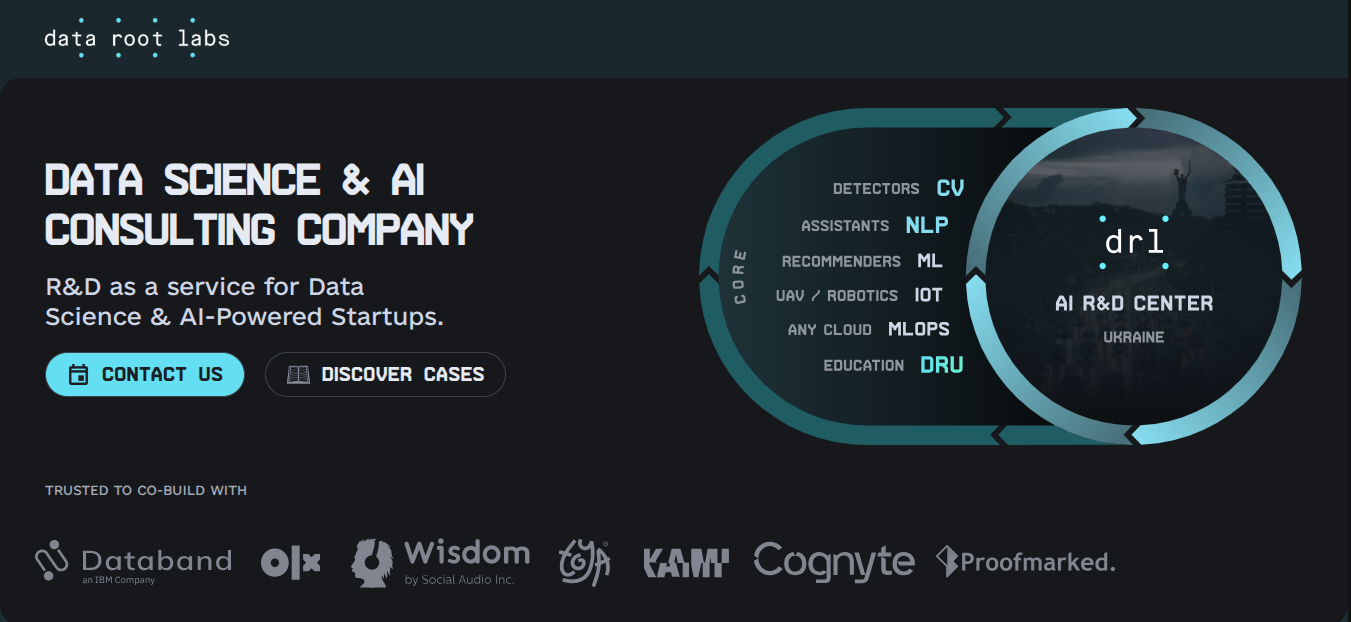 a snapshot of the company mentioned under the list of top best ai development companies fin the world